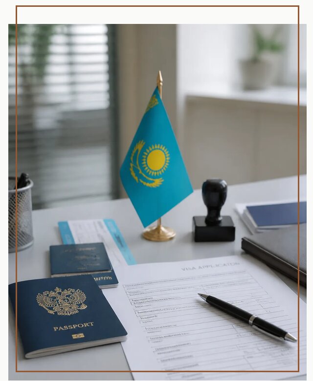 Оформление визы в Казахстан для поездки и работы в Великих Луке