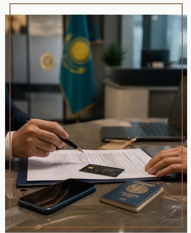 Открытие счета и банковской карты в Казахстане в Великих Луке